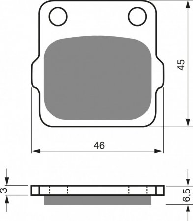 Placute de frana GOLDFREN 077 AD