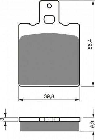 Placute de frana GOLDFREN 087 S3