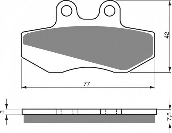 Placute de frana GOLDFREN 095 S3