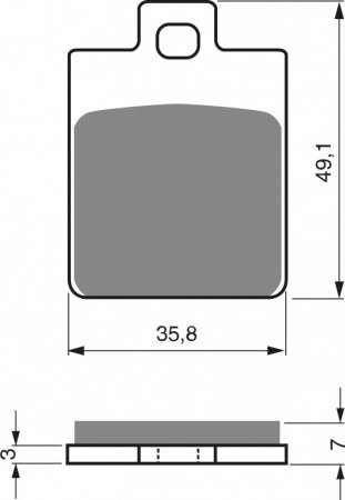 Placute de frana GOLDFREN 137 S3