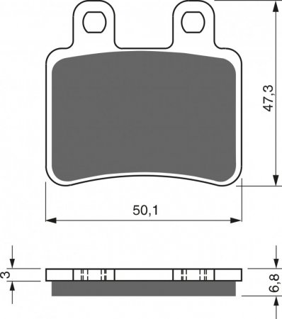 Placute de frana GOLDFREN 211 S3