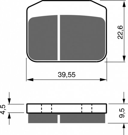 Placute de frana GOLDFREN 220 S3