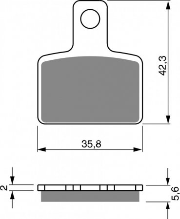 Placute de frana GOLDFREN 282 AD