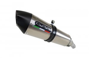 Slip-on exhaust GPR GPE ANN. Brushed Titanium including removable db killer, link pipe and catalyst