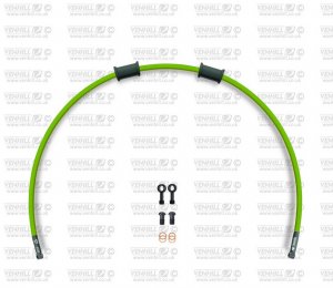Kit conducta frana spate Venhill YAM-10005RB-GR POWERHOSEPLUS (1 conducta in kit) Green hoses, black fittings