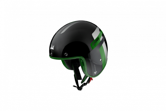 JET helmet AXXIS HORNET SV ABS old style b6 gloss green XXL pentru HONDA VFR 800 (ABS)