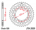 Foaie spate ALU JT JTA 2020-41BLK 41)T, nt((520 Negru