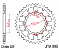 Foaie spate ALU JT JTA 895-49RED 49)T, nt((428 Rosu