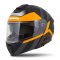 Casca integrala CASSIDA Modulo 2.0 Profile matt black/ grey/ orange XS