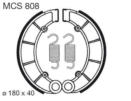 Saboti de frana LUCAS MCS 808