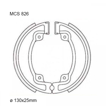 Saboti de frana LUCAS MCS 826