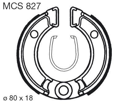 Saboti de frana LUCAS MCS 827