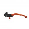 Folding lever ACCOSSATO aluminium, master cylinder portocaliu