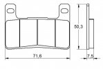 Placute de frana ACCOSSATO AGPA109 EV1