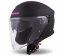 Jet helmet CASSIDA JET TECH black matt / violet logos L