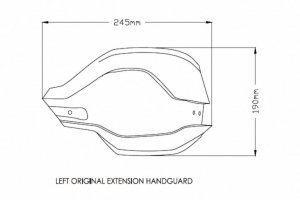 Protectii de maini PUIG 3763H EXTENSION smoke