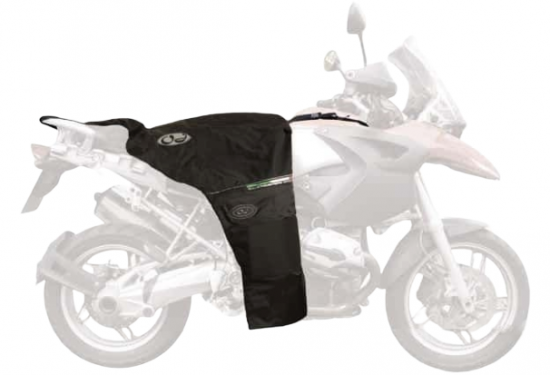 Legs cover PUIG RAINCOAT Negru pentru YAMAHA DT 125 R (1988-2003)