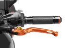 Clutch lever without adapter PUIG 260TO foldable orange/gold