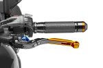 Clutch lever without adapter PUIG 29ONA extendable folding gold/blue