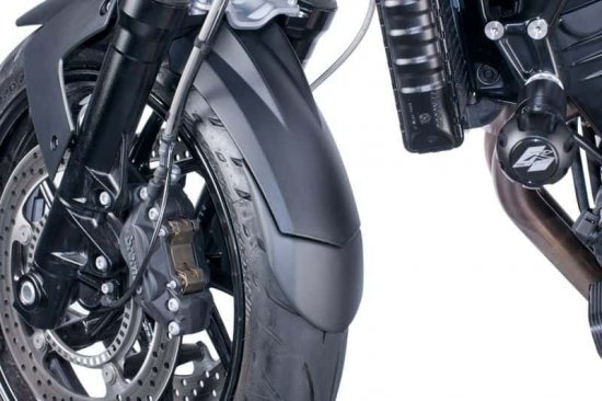 Front fender extension PUIG 5786N Negru