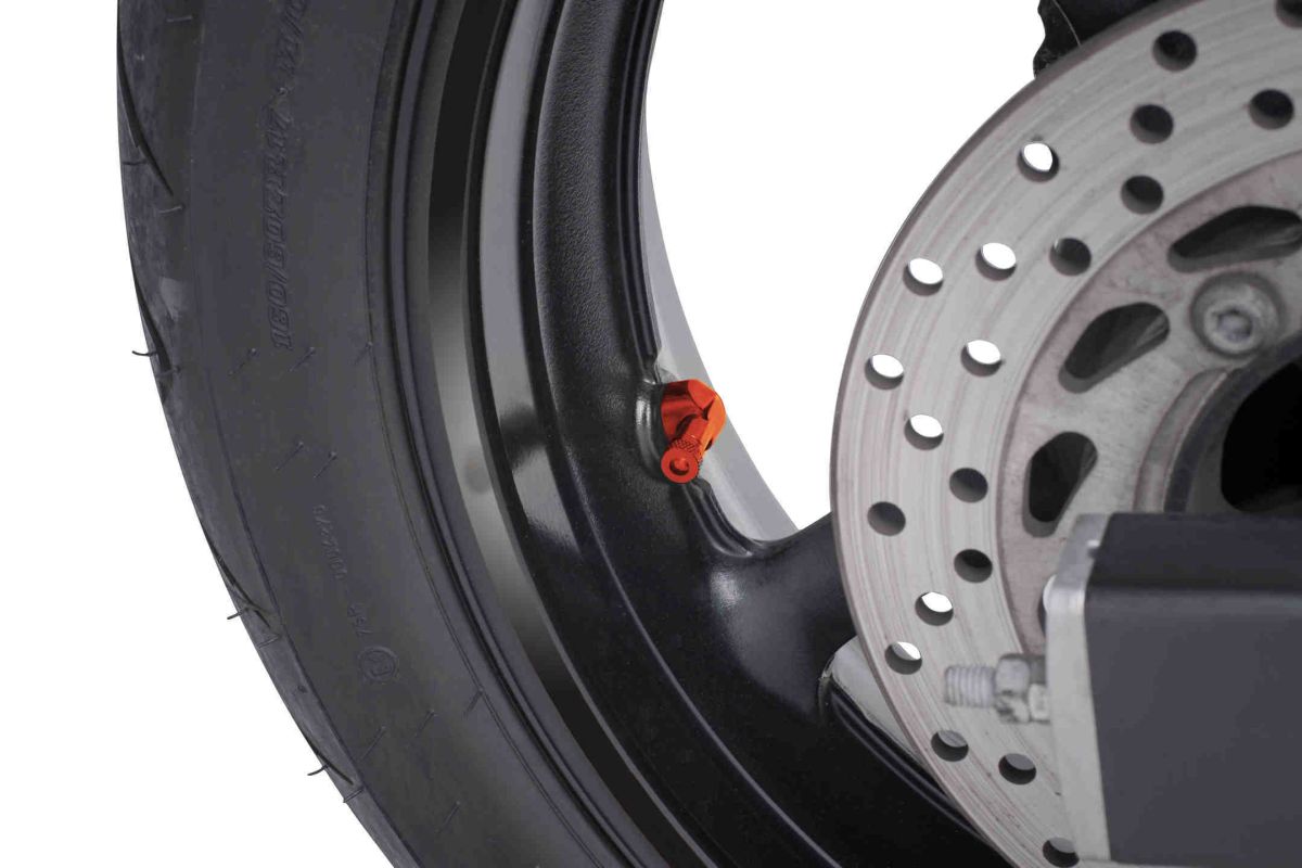 Valves for tubeless wheels PUIG 8100T portocaliu D 8,3mm