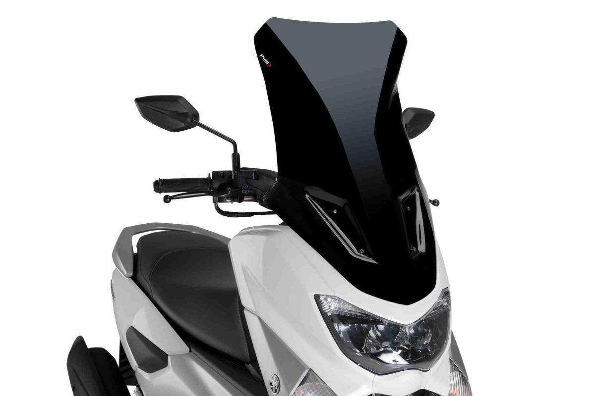 Windshield PUIG 8121N V-TECH LINE TOURING Negru