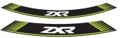 Rim strip PUIG 9292V ZXR verde set of 8 rim strips