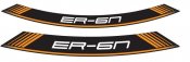 Rim strip PUIG 9311T ER6 portocaliu set of 8 rim strips