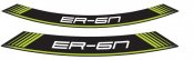 Rim strip PUIG 9311V ER6 verde set of 8 rim strips