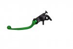 Adjustable folding lever ACCOSSATO aluminium, master cylinder verde