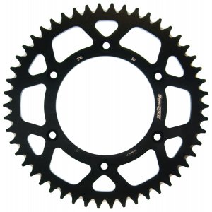 Rear ALU sprocket SUPERSPROX Negru 50T, 520