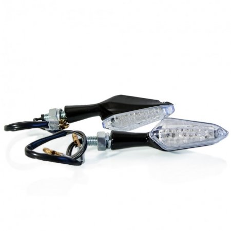 Semnale LED (2 buc) MOTION STUFF Negru pentru MOTO GUZZI Griso 1100