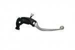 Adjustable folding lever ACCOSSATO aluminium, master cylinder argintiu