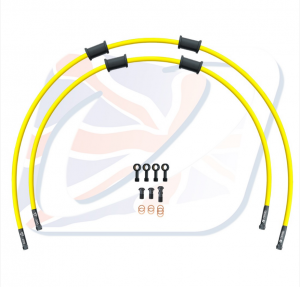 CROSSOVER Front brake hose kit Venhill SUZ-10021FB-YE POWERHOSEPLUS (2 conducte in kit) Yellow hoses, black fittings