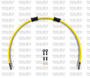 Kit conducta frana spate Venhill YAM-10005RB-YE POWERHOSEPLUS (1 conducta in kit) Yellow hoses, black fittings