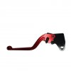 Brake Lever ACCOSSATO fixed CNC-worked aluminium, red