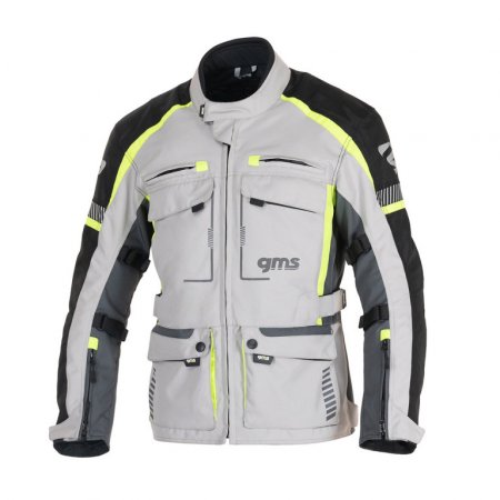 Geaca 3 in 1 touring GMS EVEREST grey-black-yellow XS pentru KAWASAKI KLE 500