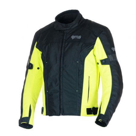 Geaca GMS LAGOS yellow-yellow-black 2XL pentru SUZUKI GN 250