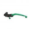 Folding lever ACCOSSATO aluminium, master cylinder verde